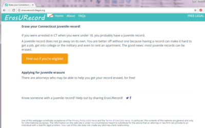 New Online Tool Helps Youth Determine If They Can Have Juvenile Record Erased